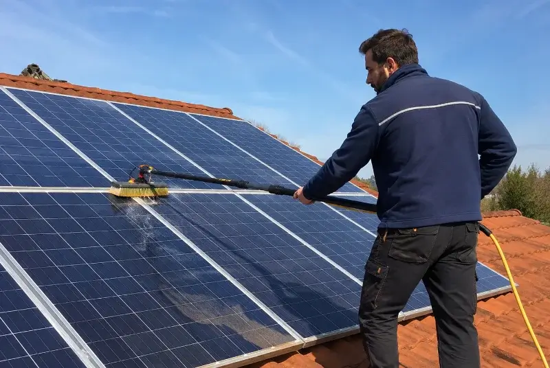 Nettoyage et entretien de panneaux solaires à Saumur